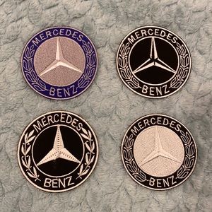 Mercedes Benz Iron on Patch Set